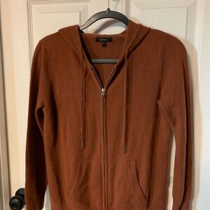 Quince Mongolian Cashmere Full-Zip Hoodie